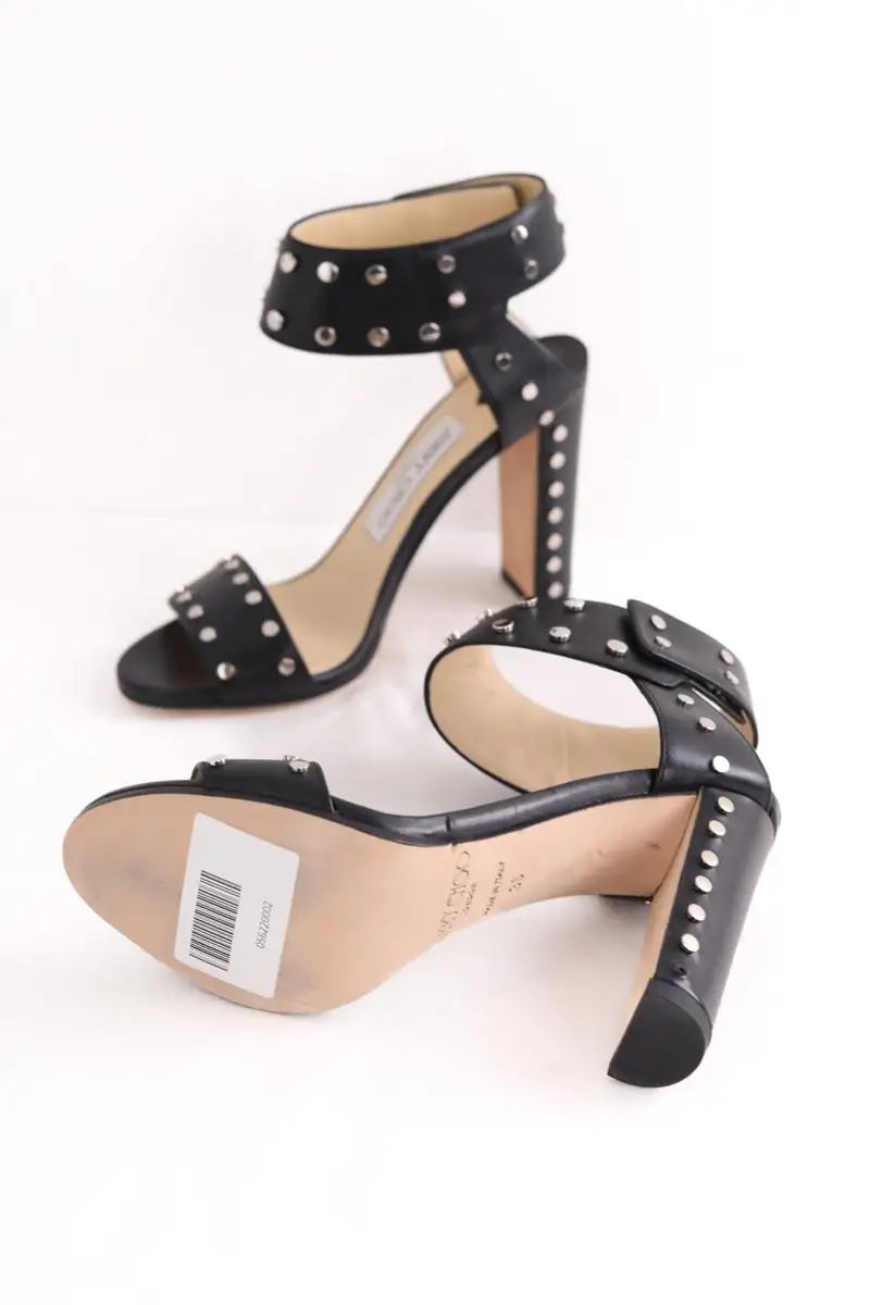Talons Jimmy Choo Noir en Cuir