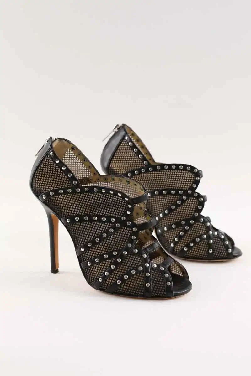 Talons Jimmy Choo Noir en Cuir