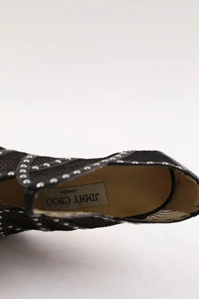 Talons Jimmy Choo Noir en Cuir