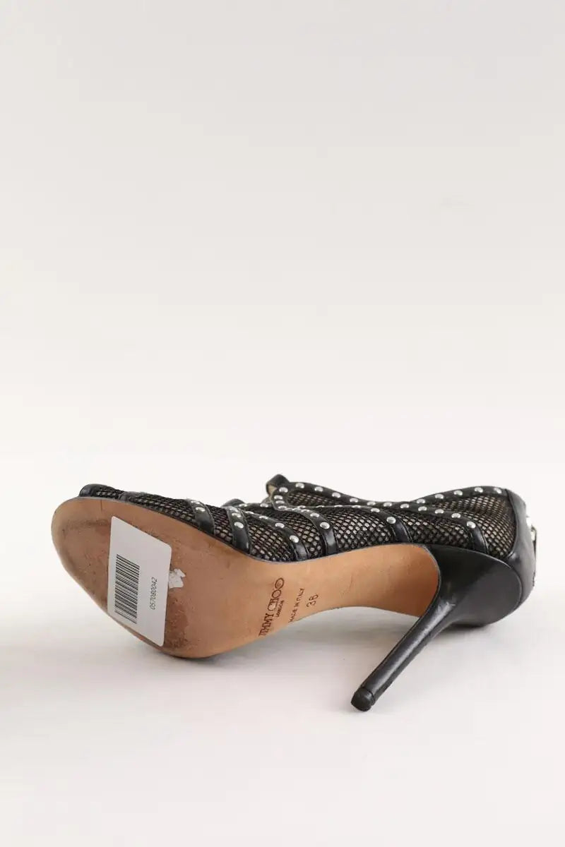 Talons Jimmy Choo Noir en Cuir