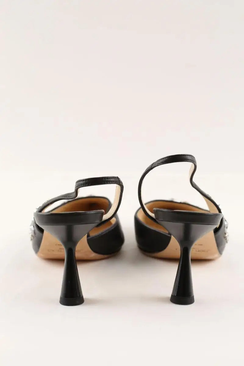 Talons Jimmy Choo Noir en Cuir
