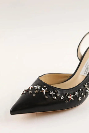 Talons Jimmy Choo Noir en Cuir