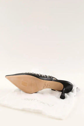 Talons Jimmy Choo Noir en Cuir