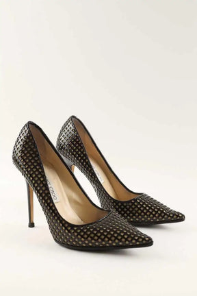 Talons Jimmy Choo Noir en Cuir verni