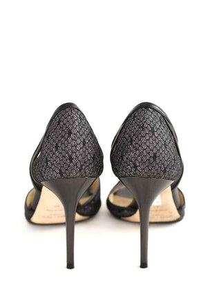 Talons Jimmy Choo Noir en Tissu