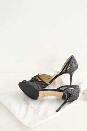 Talons Jimmy Choo Noir en Tissu