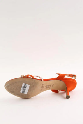 Talons Jimmy Choo Orange en Daim