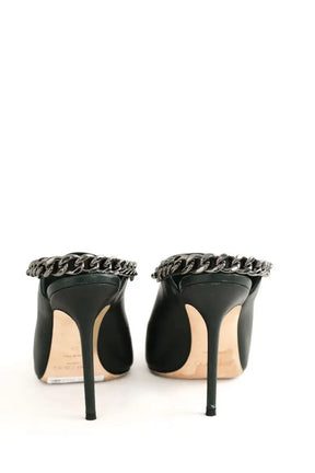 Talons Jimmy Choo Vert en Cuir