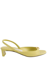 Talons Jimmy Choo Vert en Cuirs exotiques, taille 37 - Seconde Main
