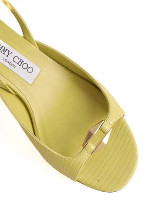 Talons Jimmy Choo Vert en Cuirs exotiques