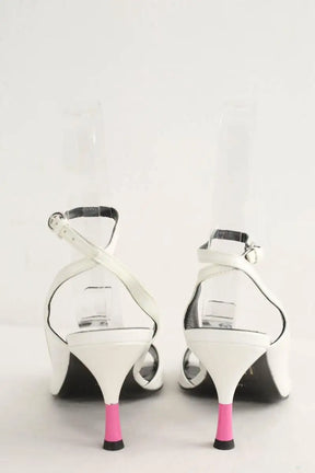 Talons Kenzo Blanc en Cuir