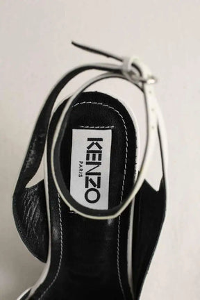 Talons Kenzo Blanc en Cuir