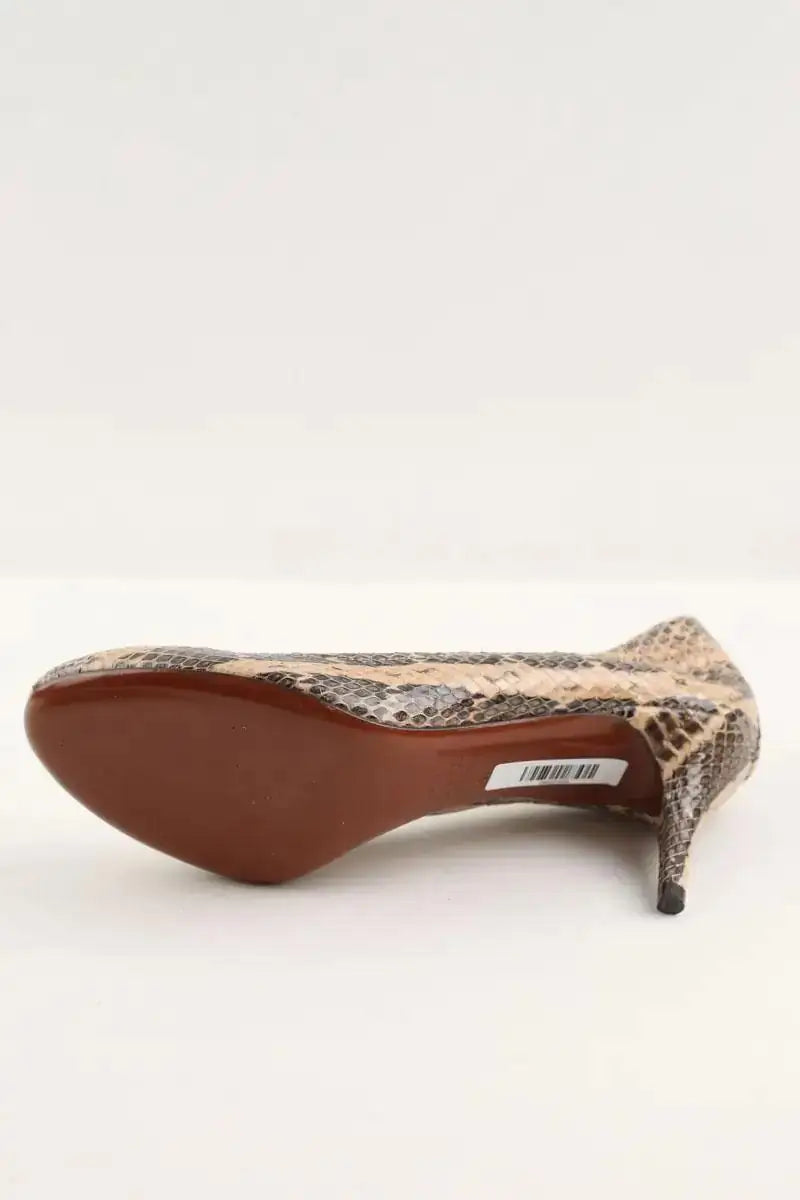 Talons Lanvin Beige en Cuirs exotiques
