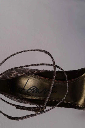 Talons Lanvin Marron en Cuirs exotiques