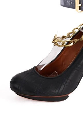 Talons Lanvin Noir en Cuir