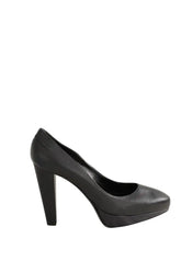 Talons Lanvin Noir en Cuir, taille 40 - Seconde Main