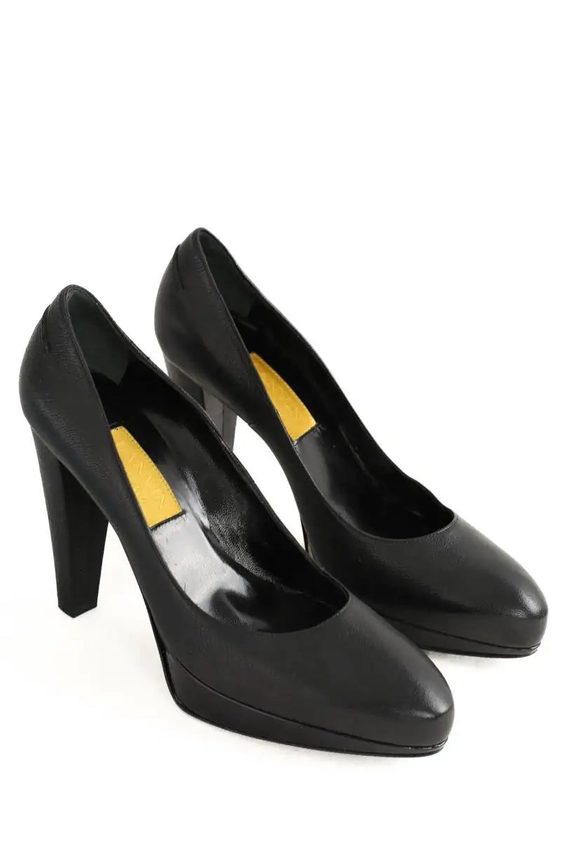 Talons Lanvin Noir en Cuir