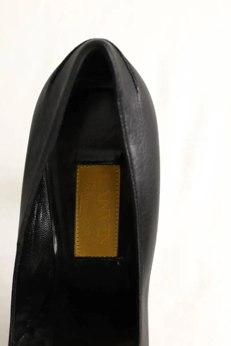 Talons Lanvin Noir en Cuir