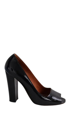 Talons Lanvin Noir en Cuir verni, taille 40 - Seconde Main