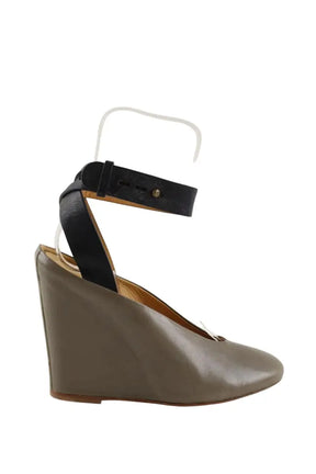 Talons Lemaire Gris en Cuir, taille 39 - Seconde Main
