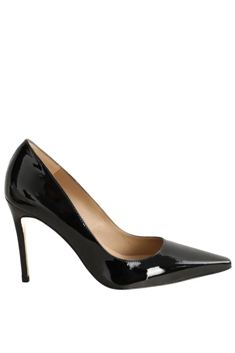 Talons LK Bennett Fern new Noir en Cuir verni, taille 39 - Seconde Main