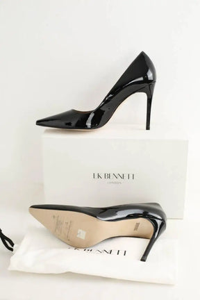 Talons LK Bennett Fern new Noir en Cuir verni