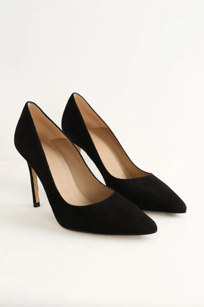 Talons LK Bennett Fern Noir en Daim