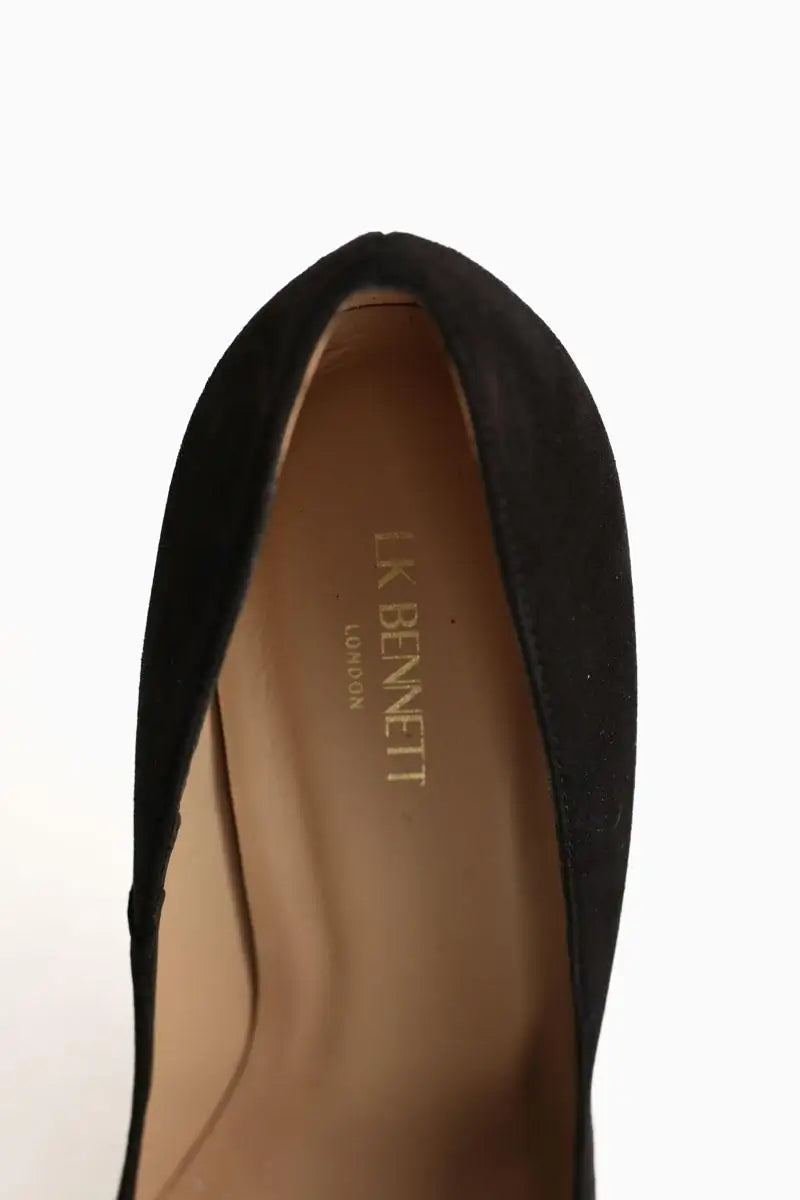 Talons LK Bennett Fern Noir en Daim