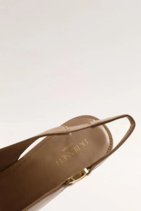 Talons LK Bennett Lettie Beige en Cuir