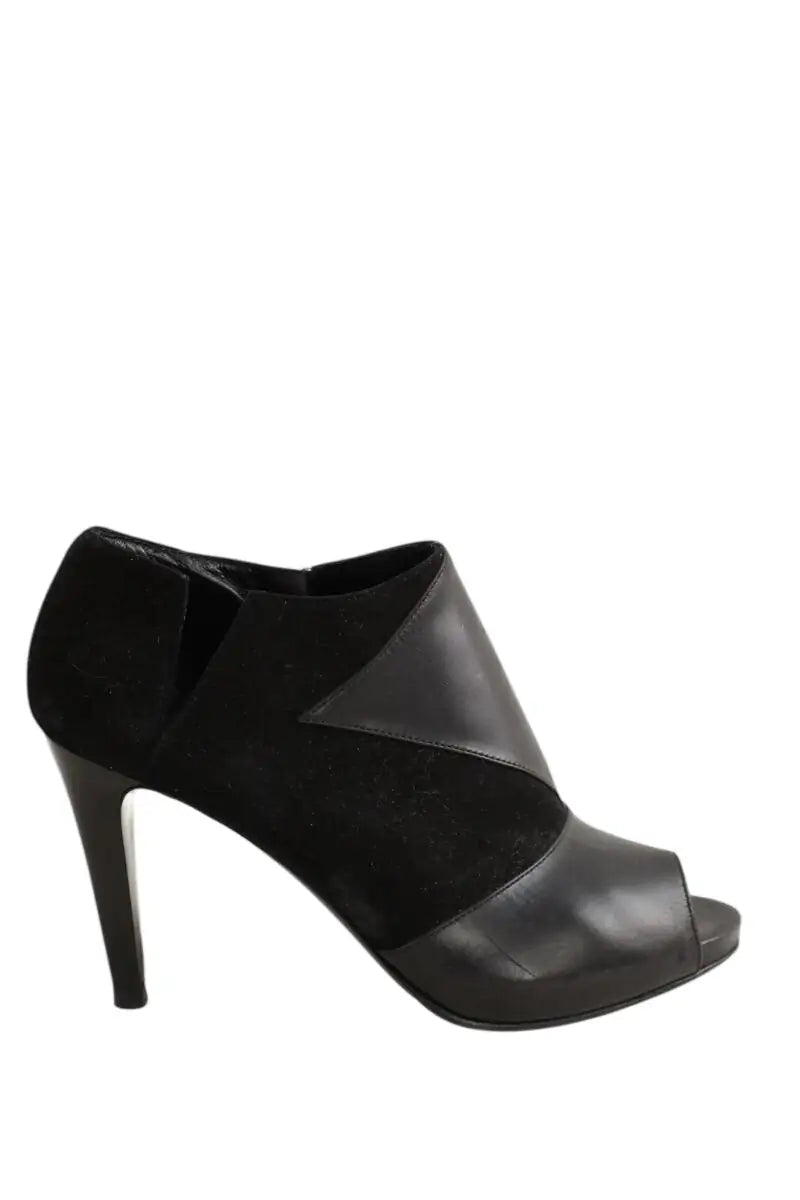 Talons Longchamp Noir en Cuir, taille 37 - Seconde Main