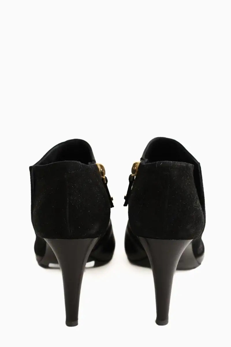 Talons Longchamp Noir en Cuir