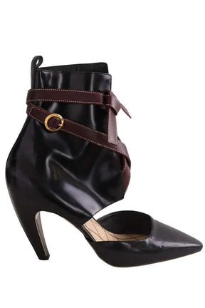 Talons Louis Vuitton Noir en Cuir, taille 39 - Seconde Main