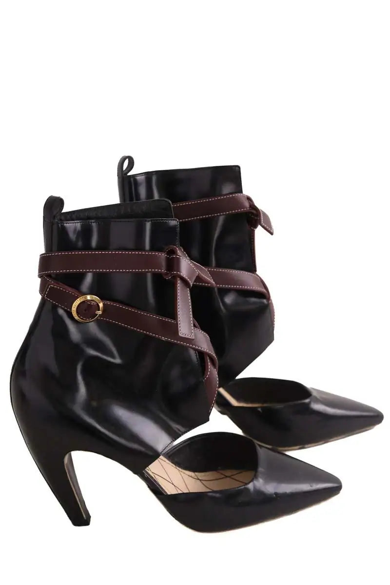 Talons Louis Vuitton Noir en Cuir