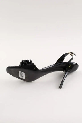 Talons Louis Vuitton Noir en Cuir