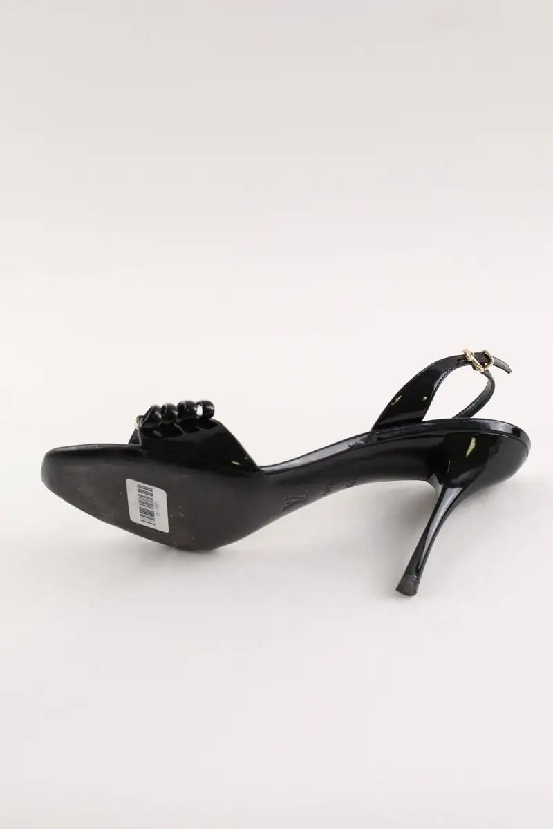 Talons Louis Vuitton Noir en Cuir