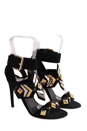 Talons Louis Vuitton Noir en Daim