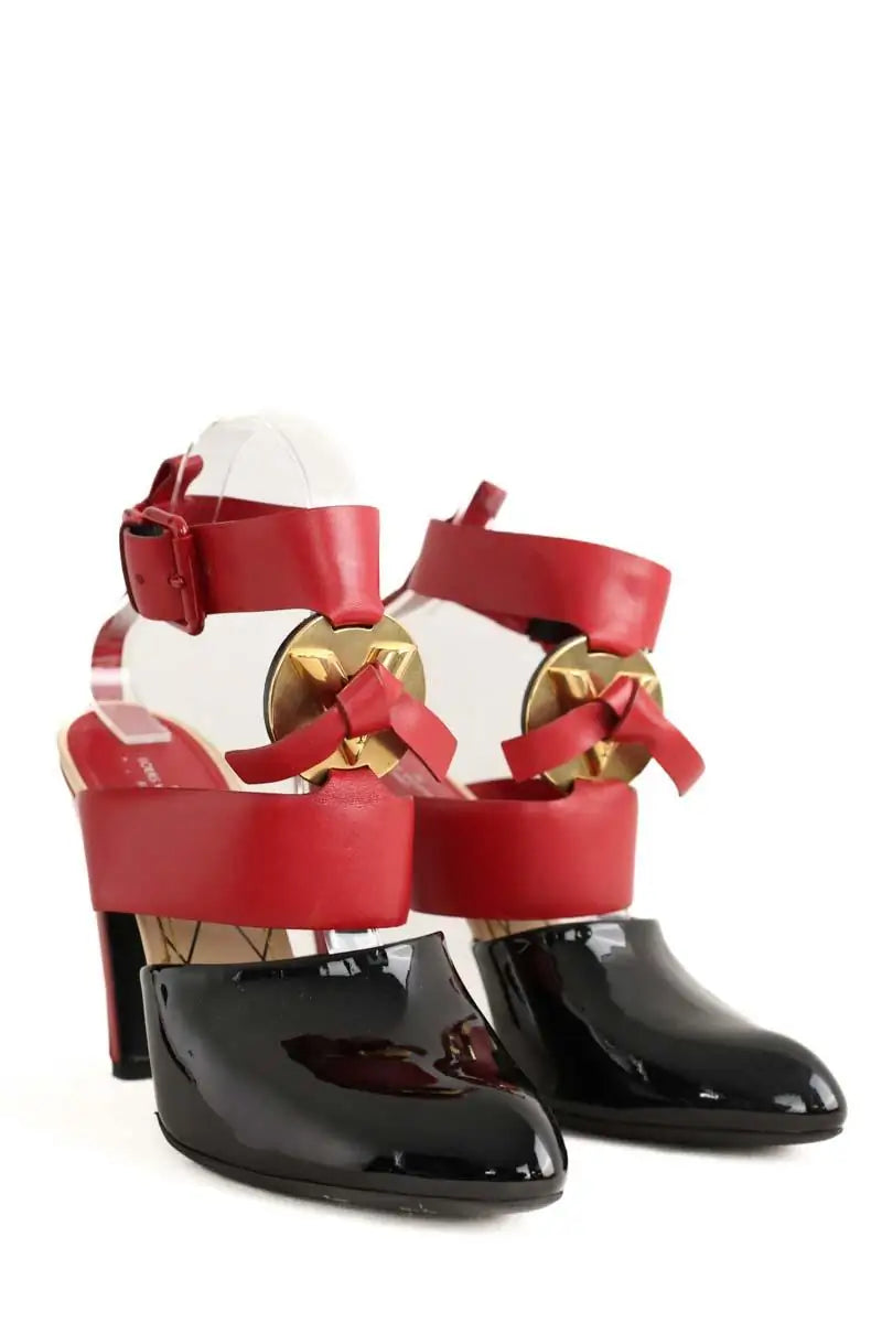 Talons Louis Vuitton Rouge en Cuir verni
