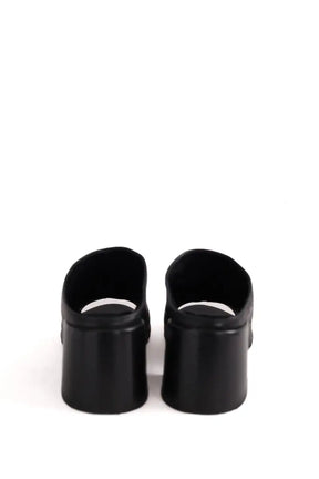 Talons Maison Martin Margiela Noir en Cuir