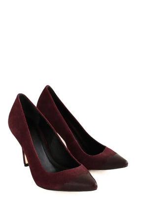 Talons Maje Violet en Daim