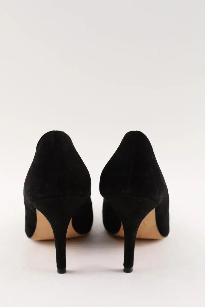 Talons Manolo Blahnik Noir en Daim