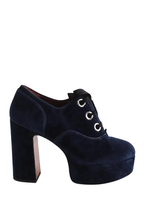 Talons Marc Jacobs Bleu en Velours, taille 36 - Seconde Main