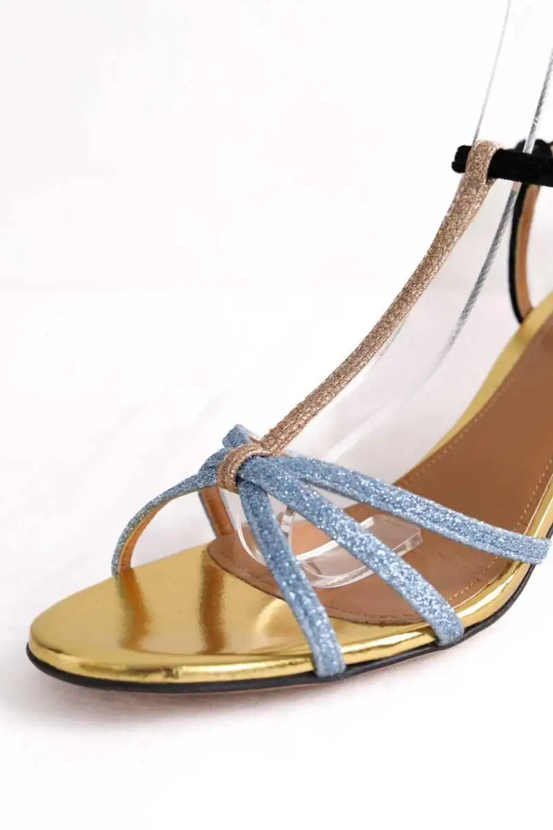 Talons Marni Doré en Paillettes