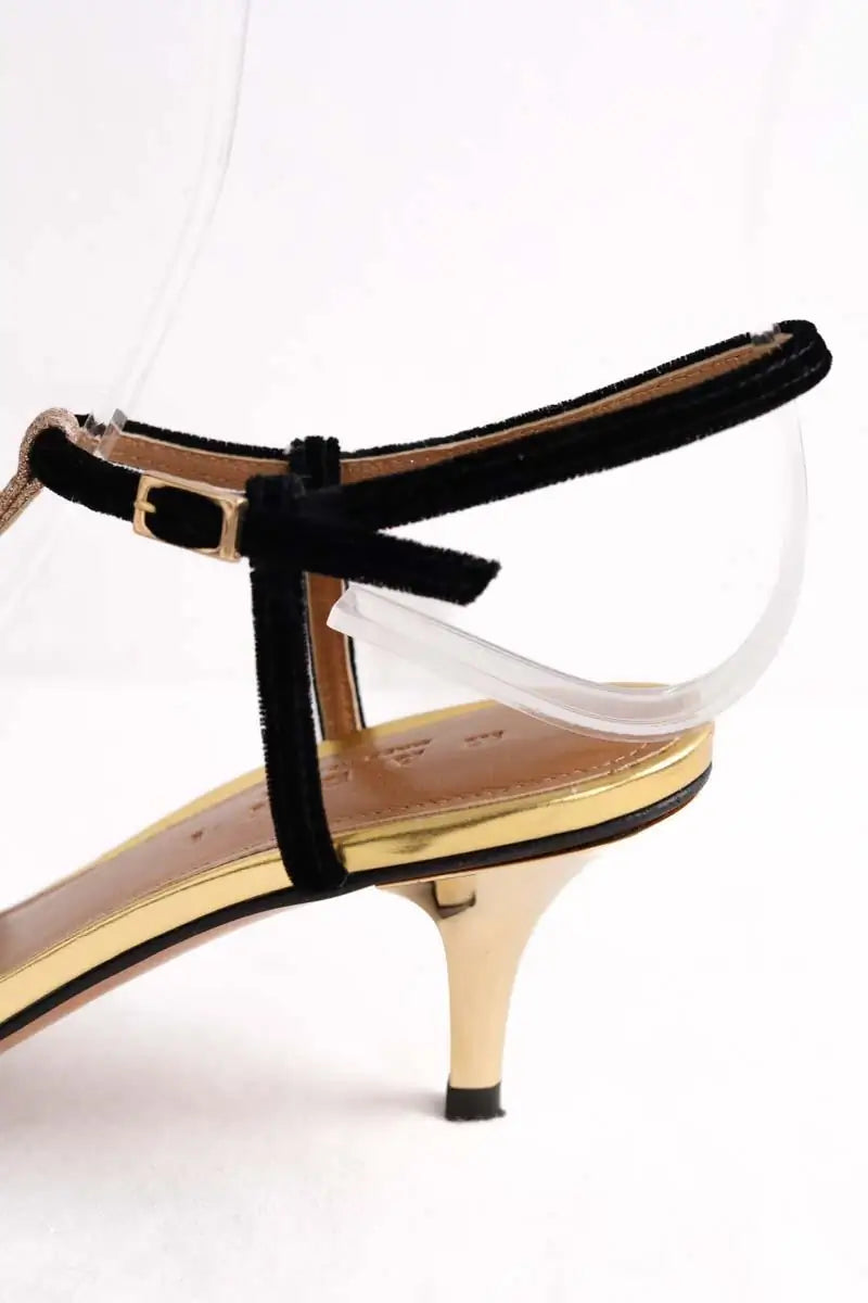 Talons Marni Doré en Paillettes