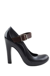 Talons Marni Noir en Cuir, taille 36 - Seconde Main