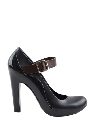 Talons Marni Noir en Cuir, taille 36 - Seconde Main