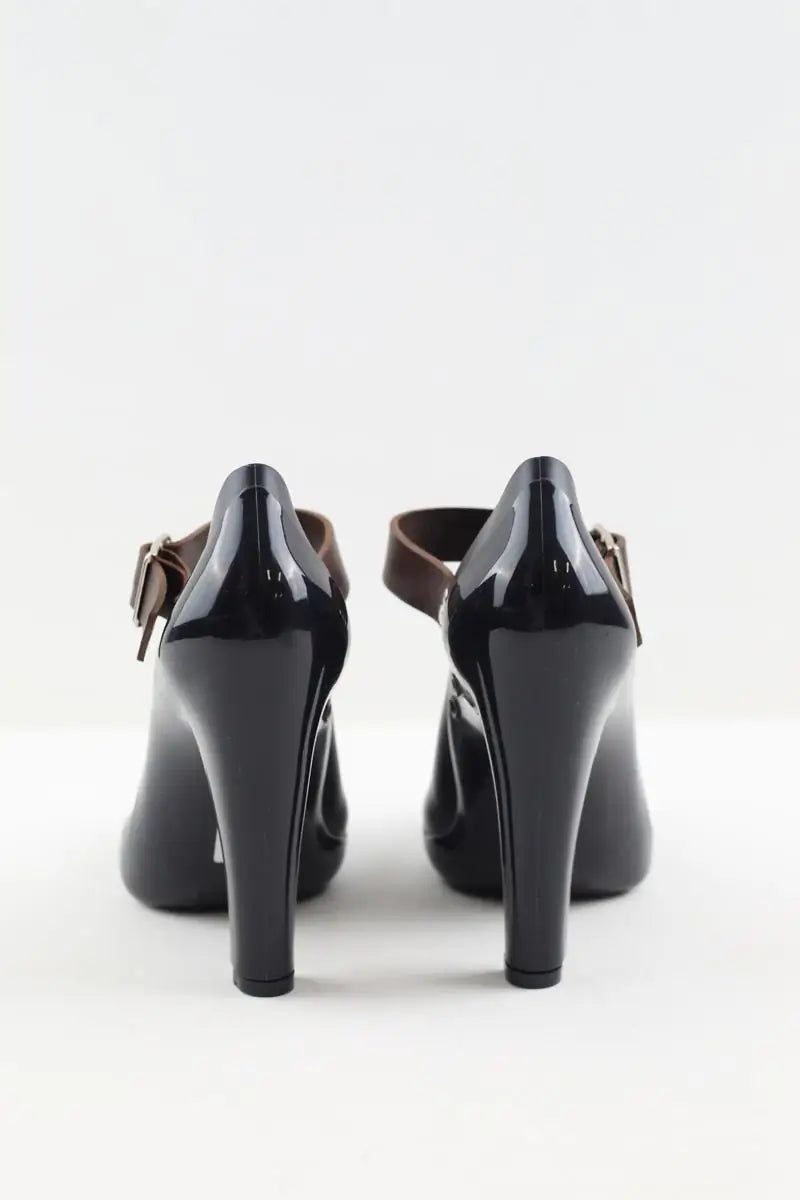 Talons Marni Noir en Cuir