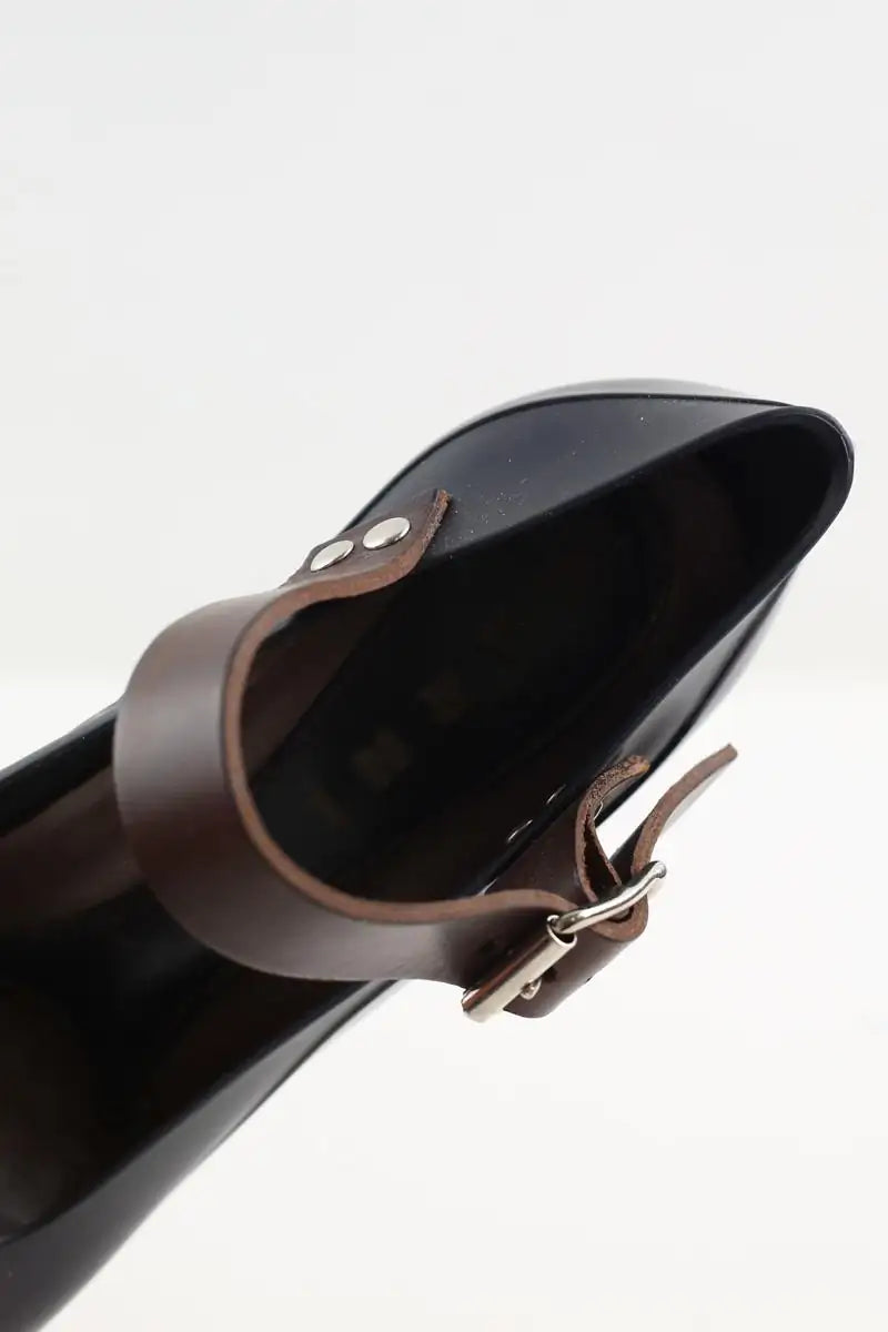 Talons Marni Noir en Cuir
