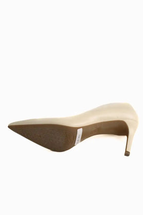 Talons Michael Kors Beige en Cuir