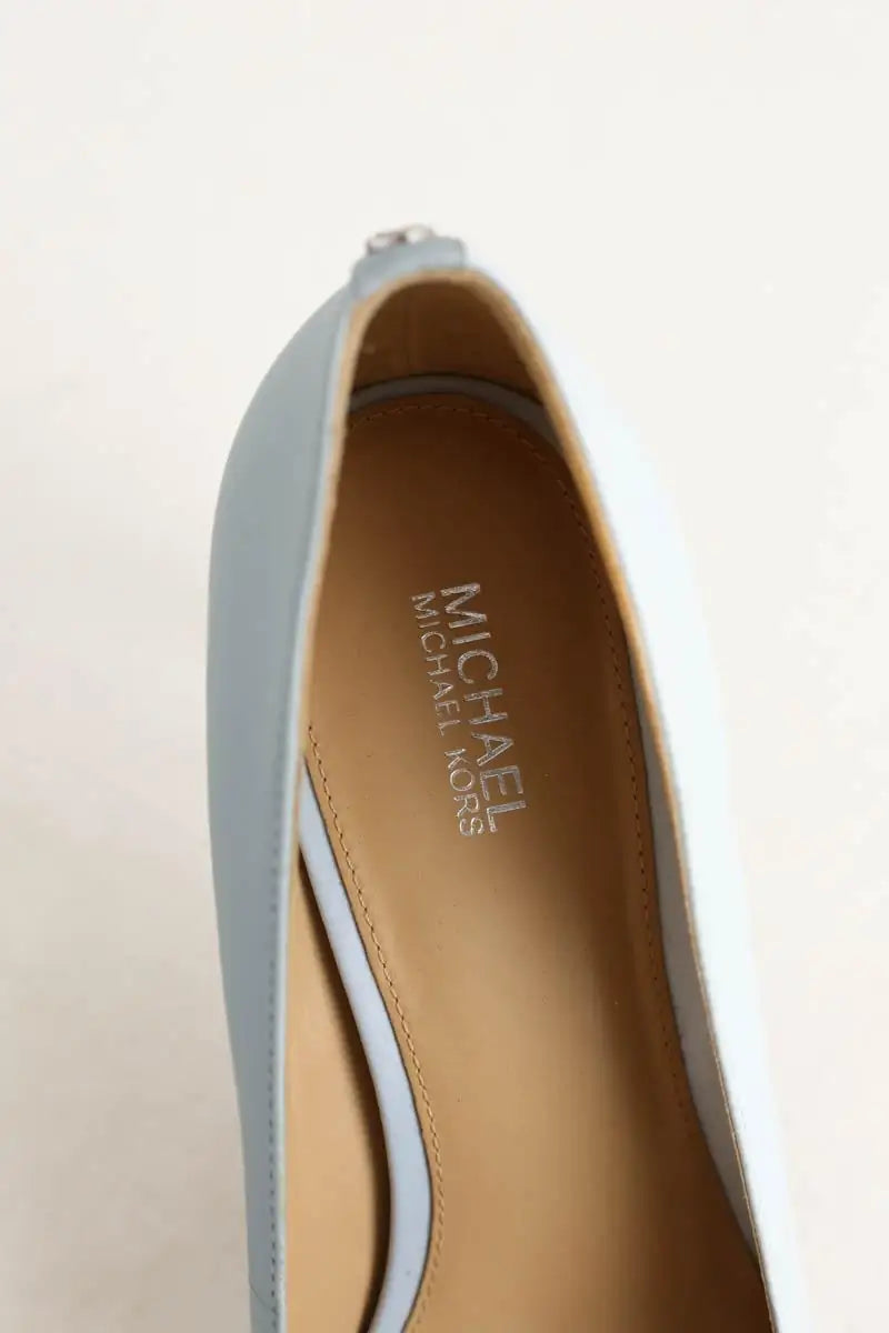 Talons Michael Kors Bleu en Cuir