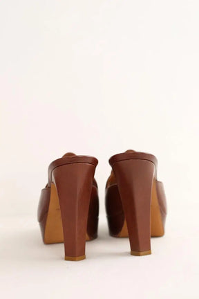 Talons Michel Perry Marron en Cuir